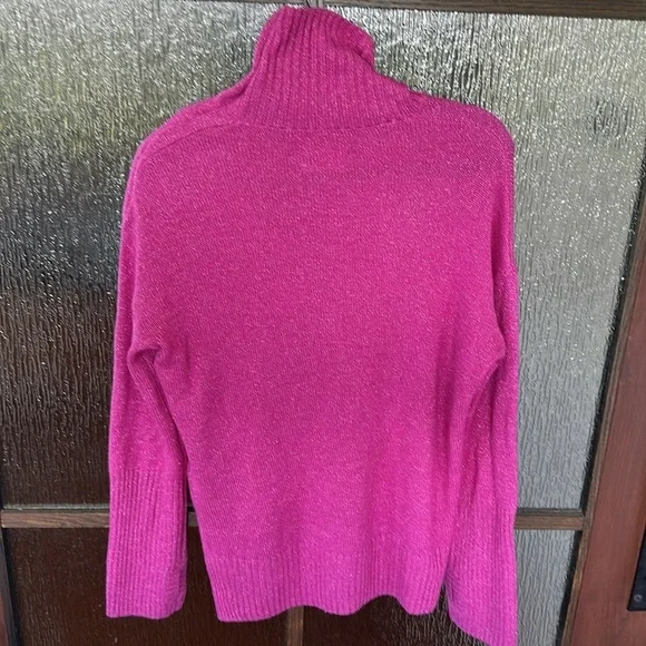 Zadig and Voltaire Alma Cashmere Wool Button Shoulder Sweater - Clematis size S - Picture 11 of 13